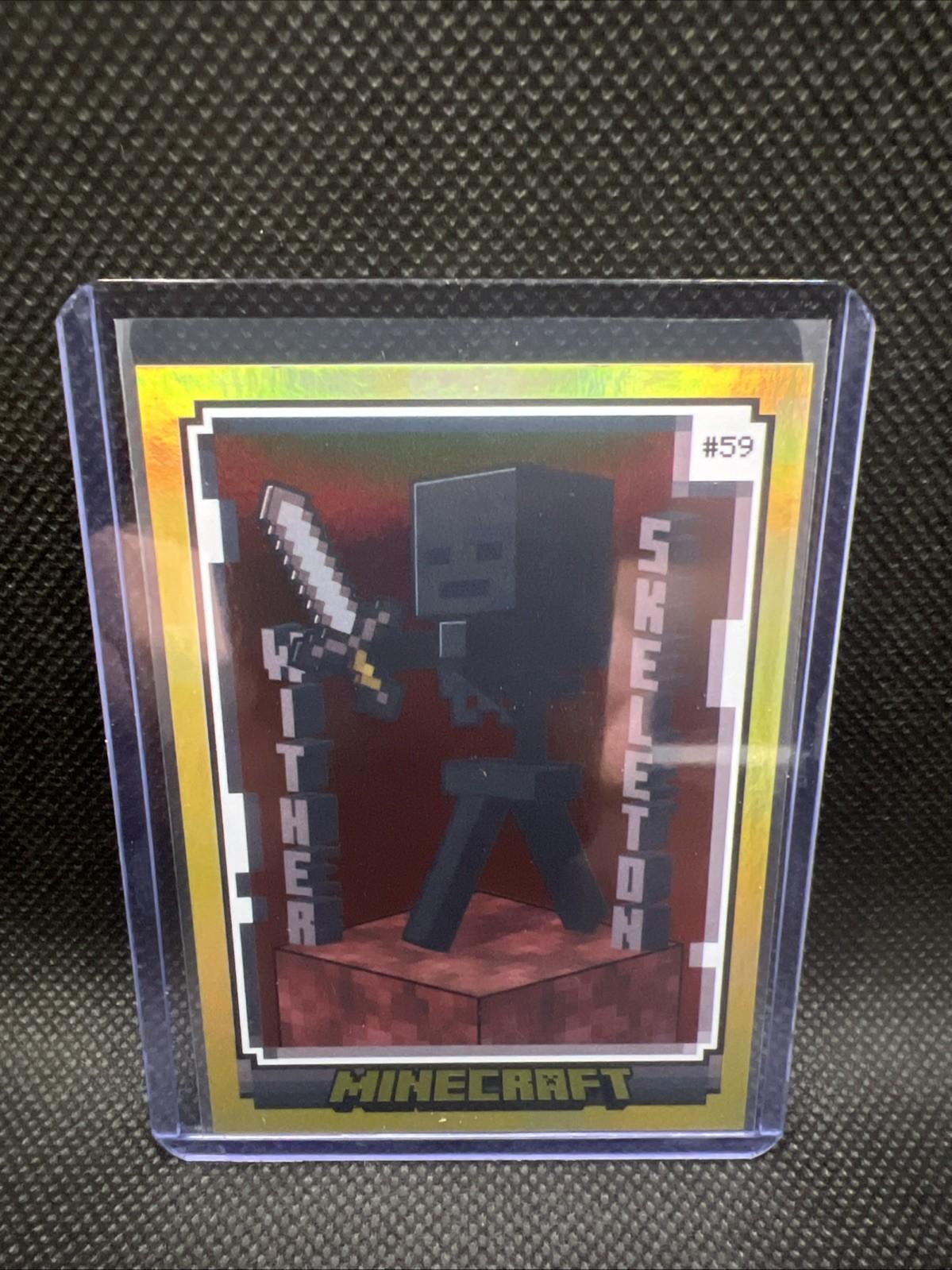 2024 Panini Minecraft - Wither Skeleton Gold /99 Rare #59