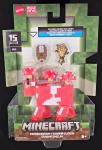Minecraft 15th Anniversary Mooshroom Shears & Wheat 4" Figure NEW 2023