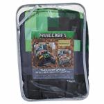 Minecraft Twin Comforter & Sheet Set 🟩🟫 Reversible 💚