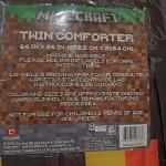 Minecraft Twin Comforter & Sheet Set 🟩🟫 Reversible 💚