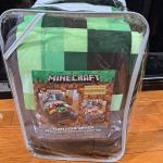 Minecraft Twin Comforter & Sheet Set 🟩🟫 Reversible 💚