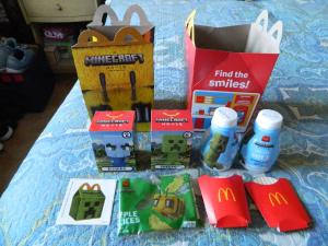 McDonald's Happy Meal Minecraft Toys