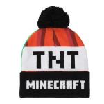 Minecraft Creeper TNT Youth Winter Two Way Hat and Knit Gloves Cold Weather Set