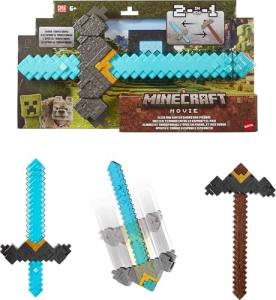 Minecraft 2-in-1 Sword and Pickaxe Role-Play Toy