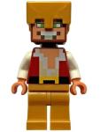 LEGO Minecraft: Gold Hunter Minifigure with Crafting Table, Furnace and Anvil - Ages 6+