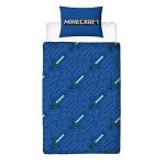 Minecraft Single Poly Reversible 2 In 1 Design Cotton Duvet Cover Set