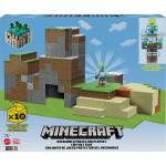 Minecraft Overworld Playset with 1 Action Figure & 10 Papercraft Blocks GYB91