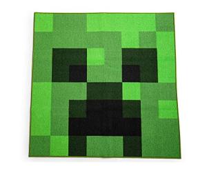 Minecraft Green Creeper Large Square Area Rug