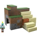 Minecraft Overworld Playset with 1 Action Figure & 10 Papercraft Blocks GYB91