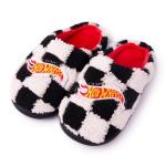 Hot Wheels Memory Foam Kid Slippers with Indoor and Outdoor Sole