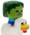 🐔🟩 Minecraft 8" Plush ZOMBIE CHICKEN JOCKEY Toy Stuffed Animal ✅ NEW WITH TAGS