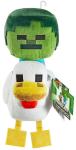 🐔🟩 Minecraft 8" Plush ZOMBIE CHICKEN JOCKEY Toy Stuffed Animal ✅ NEW WITH TAGS