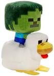 🐔🟩 Minecraft 8" Plush ZOMBIE CHICKEN JOCKEY Toy Stuffed Animal ✅ NEW WITH TAGS