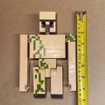 2016 Mattel Minecraft Iron Golem 6 1/2” Action Figure Attack Action Toy RARE