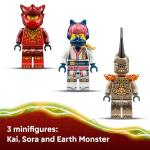 LEGO NINJAGO Kai’s Dragon Mech Battle Pack Building Toy for Boys, Girls, & Kids, Ages 6+ - Poseable Dragon Figure & 3 Character Minifigures for Pretend Play - Gift Idea for Birthdays - 71851