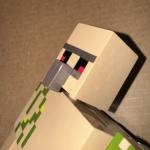 2016 Mattel Minecraft Iron Golem 6 1/2” Action Figure Attack Action Toy RARE