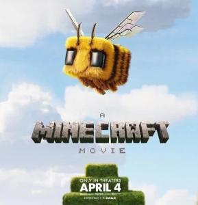 A Minecraft Movie Official Film Poster April 4 2025