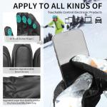Odtmger Ski Gloves,Winter Waterproof & Warm Snow Gloves for Parent Child Kids-Skiing,Cycling,Motorcycle,Running