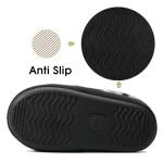 MIXIN Little/Big Kid Boy's Slippers House Shoes Indoor Outdoor with Anti Slip Sole Greey Camouflage 4-5