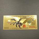 Minecraft Gold Metal Collectible Banknote Set w/ Certificate Featuring Steve, C…