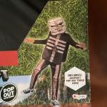 Minecraft Movie Skeleton Costume Size 8 Includes: Jumpsuit,Pop Out Torso, Mask