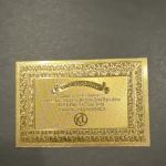Minecraft Gold Metal Collectible Banknote Set w/ Certificate Featuring Steve, C…