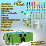 Minecraft Kids Art Set: 40+ Creative Supplies