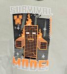 Boys MINECRAFT Video Game Zombie Mode Graphic Pullover Hoodie Size Small NWT