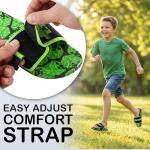 Get Trend Minecraft Slides for Boys, Summer Sandals Slip On Indoor Outdoor Creeper Kids Footwear, Gifts for Gamers US 11 to 7 (2.5/3.5 US, Green Minecraft)