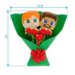 DC Minecraft Valentine's Day Plush Bouquet