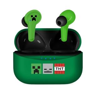 Minecraft Icons Green Earbuds Headset