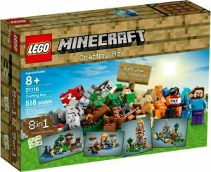 LEGO Minecraft Crafting Box 21116 Factory Sealed 518 Pcs New Retired