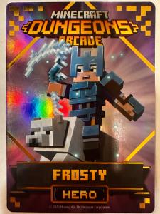 **YOU PICK** RARE Minecraft Dungeons Arcade Series 4 HERO FOIL Cards