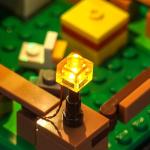 Brickshining LED Lighting Compatible with Lego 21585 Minecraft Chicken Farm - JUST Lights,Light Kit Compatible with Lego Chicken Farm 21585,NOT Included The Mode
