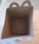 McDonald's Minecraft Movie Bee Happy Meal Food Box 2025