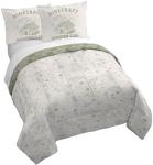 Jay Franco Kids Duvet Cover Set with Sham & Pillowcase – Ultra-Soft Bedding for Room Decor, Cover ONLY Comforter NOT Included, White - Minecraft, 3 Piece Queen