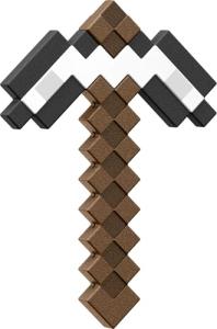 Mattel Minecraft Iron Pickaxe Battle Toy, Kid-Sized Accessory for Role-Play & Costumes, Inspired by The Video Game