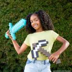 Mattel Minecraft Iron Pickaxe Battle Toy, Kid-Sized Accessory for Role-Play & Costumes, Inspired by The Video Game