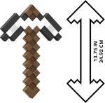 Mattel Minecraft Iron Pickaxe Battle Toy, Kid-Sized Accessory for Role-Play & Costumes, Inspired by The Video Game