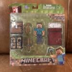 Minecraft Overworld Survival Pack Steve Series 1 Action Figure In Package