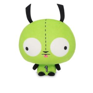 TeeTurtle Cloudheads Gir Plush - 5-Inch Official Invader Zim Stuffed Animal with Embroidered Details - Soft Cuddly Plush Toys for Kids, Teens, and Adults