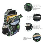 Bioworld Minecraft Creepers 2-Piece 16" Premium Backpack & Lunch Kit Set For School And Travel