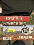 Halloween Costume Boys Minecraft Skeleton Medium 8 New