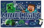 Trends International Minecraft: Doodle - Steve & Creeper Variant Wall Poster, 34L x 22.4W, Premium Poster & Mount Bundle