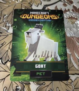 Minecraft Dungeons Arcade Card Series 4 Goat #95/143 Pet Rare
