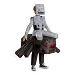 Disguise Minecraft Spider Jockey Inflatable Costume, Official Minecraft Inflating Ride One with Air Inflating Fan, Child Size (10-12)