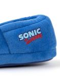 Sonic The Hedgehog Kids Slippers | Blue Plush Pyjamas Shoes with Embroidered Face & 3D Ears | Boys Girls Toy House Mules