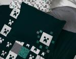 Minecraft Creeper Queen Comforter Set - 7 Piece Gamer Bedding Includes Sheet ...