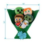 Minecraft Plush Valentines Bouquet