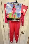 Minecraft Armor  Girls Child Costume Size Small 4-6X  ** NO MASK-JUMPSUIT ONLY**